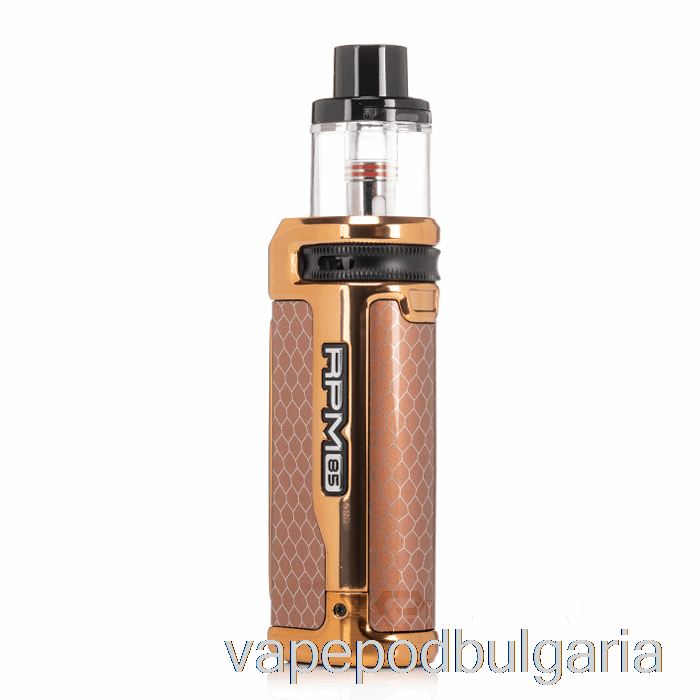 Vape 10000 Дръпки Smok Rpm 85 Pod Mod Kit Matte Gold
